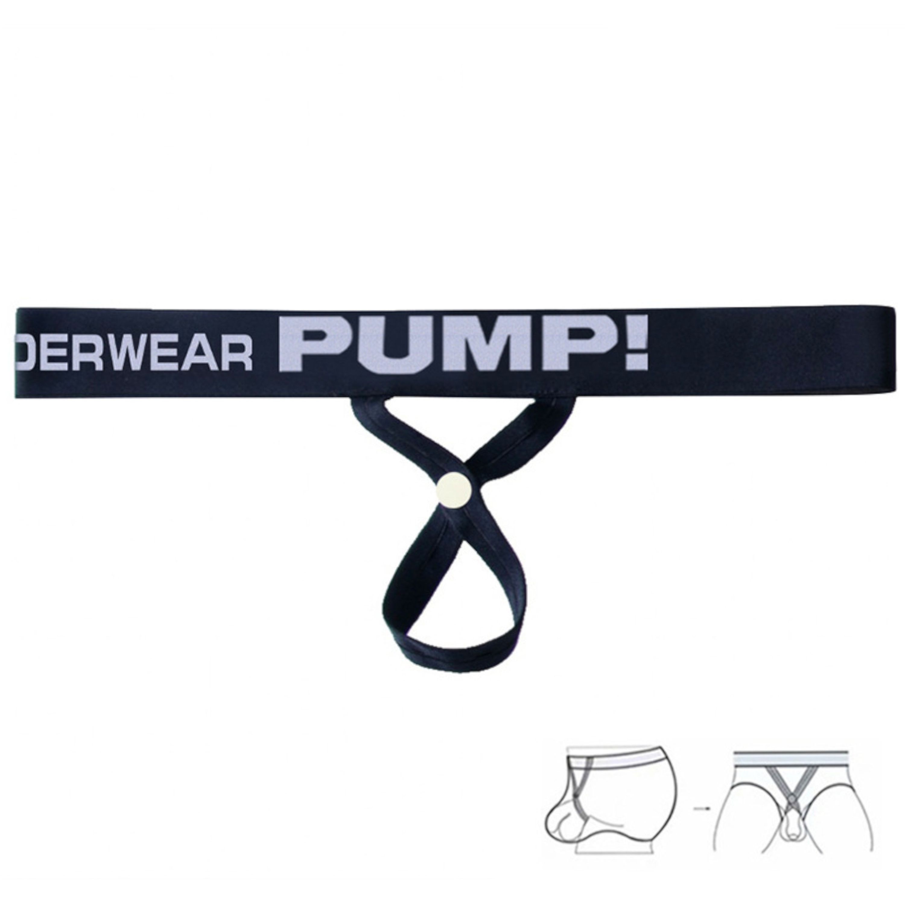 Мужской эротический аксессуар черный PUMP! MP01-2 фото 1