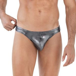 Фото Мужские трусы тонги серебристые Clever Moda CHAKRA THONG 164611