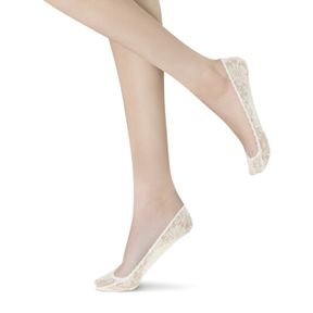 Фото Женские подследники белые 2 пары OROBLU FOOT PROT. SOLANGE LACE OB VOBC01490