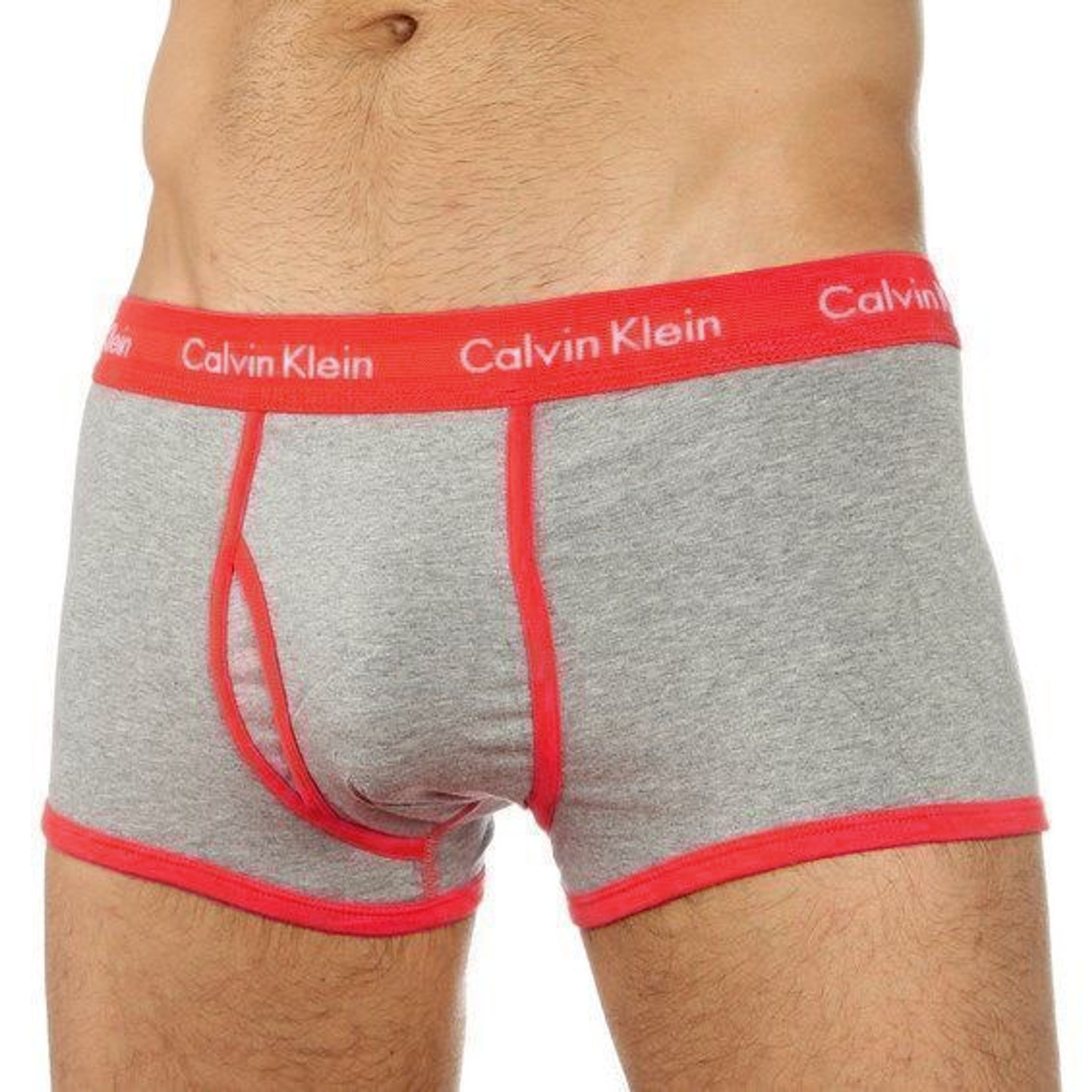 Мужские трусы боксеры Calvin Klein 365 Grey Red фото 1