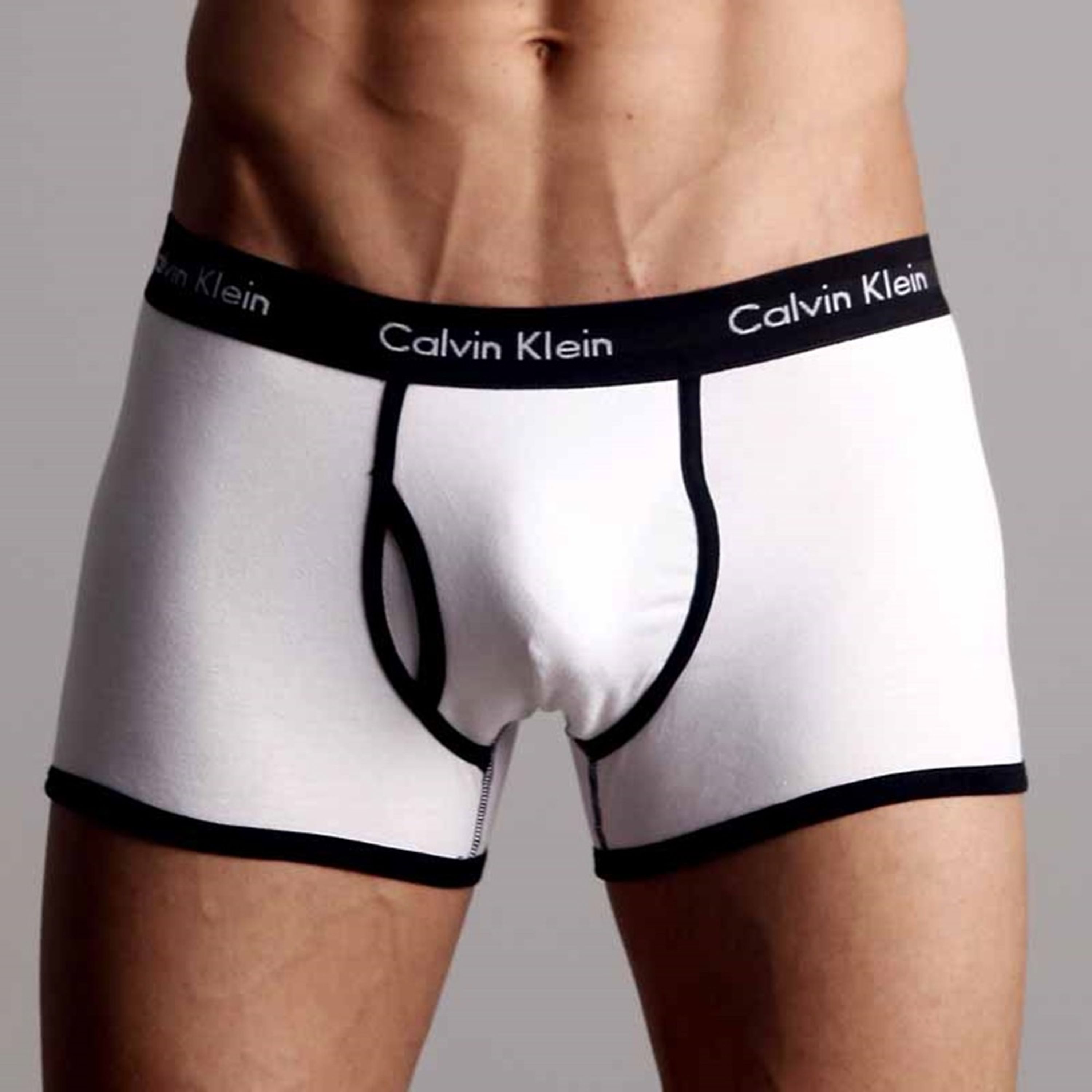 Мужские трусы боксеры Calvin Klein 365 White Black фото 2