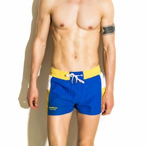 Фото Мужские шорты синие Seobean 70603 Фото Мужские шорты синие Seobean 70603