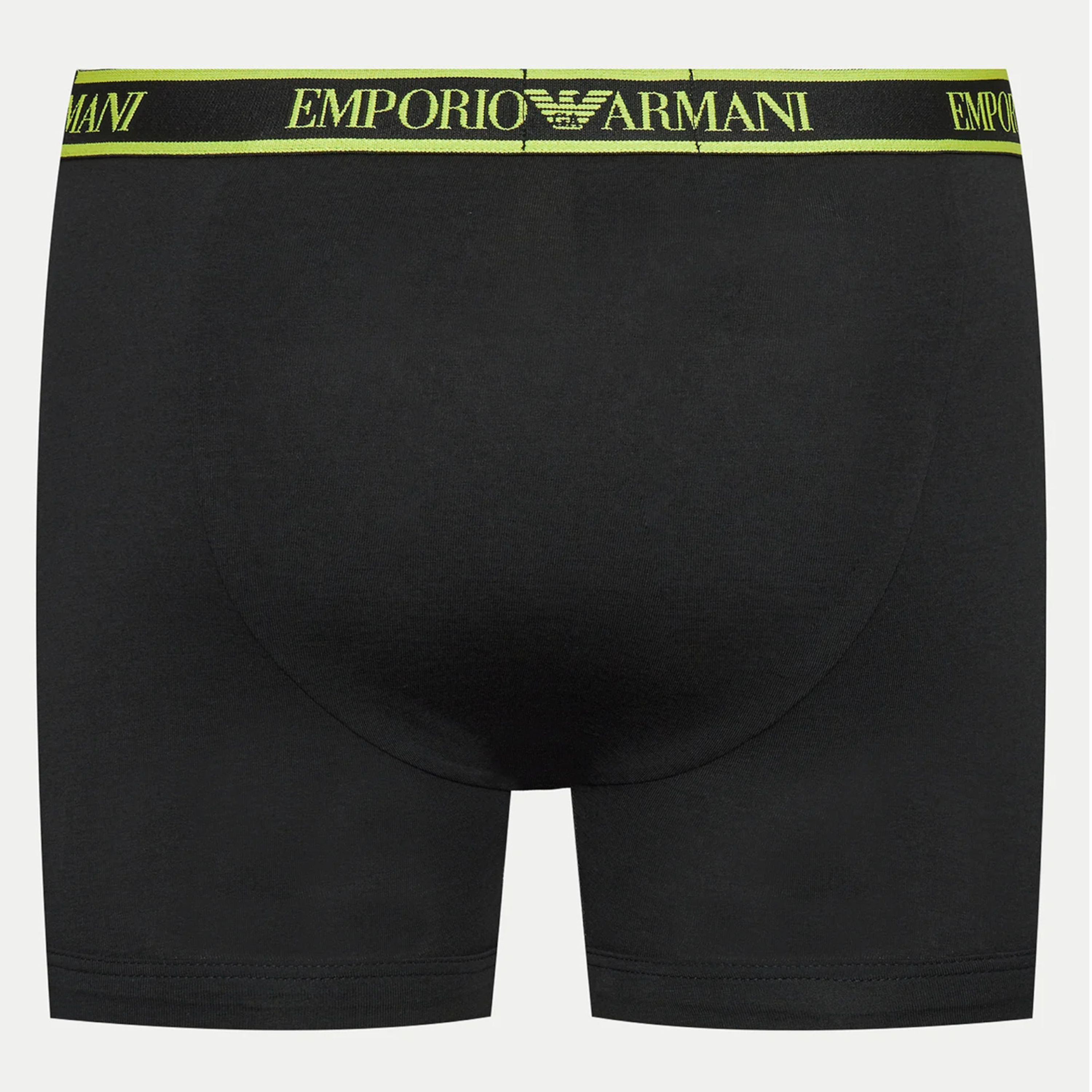 Набор мужских трусов боксеров 3в1 черные Emporio Armani 111473_4F717 21320 фото 5