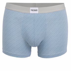 Фото Мужские трусы боксеры синие с узором Tom Tailor 70368/1204 626