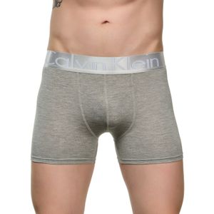 Фото Мужские трусы боксеры серые меланжевые Calvin Klein