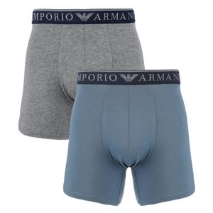 Фото Набор мужских трусов боксеров 2в1 (серый, серо-голубой) Emporio Armani 111912_4F720 15349