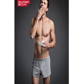Фото Мужские трусы-шорты серые Superbody Breath Shorts Grey