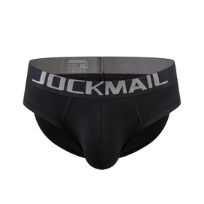 Фото Мужские трусы брифы черные с push up JOCKMAIL JM2021-2
