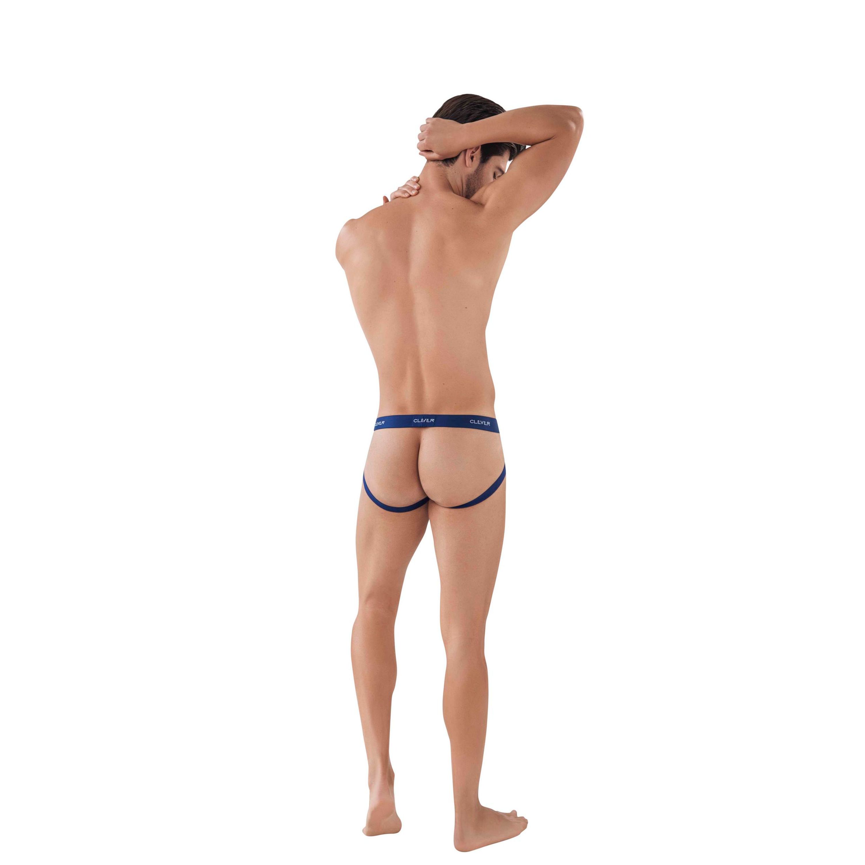 Мужские трусы джоки темно-синие Clever OPORTO JOCKSTRAP 087808 фото 3