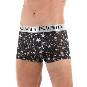 Фото Мужские трусы черные с принтом "звезды" Calvin Klein 