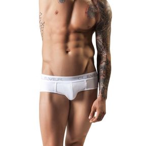 Фото Мужские трусы брифы белые Clever Moda Classic Brief 521901