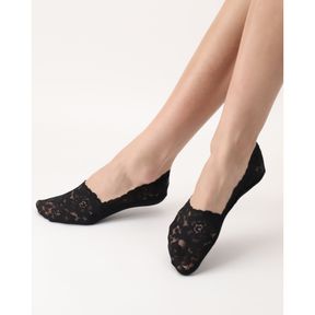 Фото Женские подследники черные OROBLU LACY NO SHOW SOCKS VOBC67420