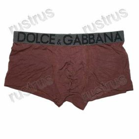 Фото Мужские трусы боксеры коричневые Dolce&Gabbana