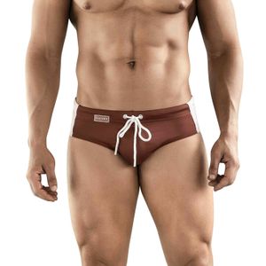 Фото Мужские плавки охра Clever Moda VALENCIA SWIMSUIT BRIEF 178815