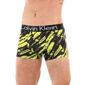 Фото Мужские трусы боксеры черно-желтые Calvin Klein 