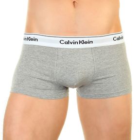 Фото Мужские трусы боксеры серые Calvin Klein