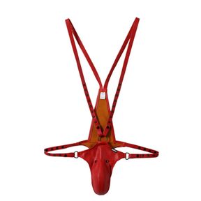 Фото Мужское боди красное JOCKMAIL JM992-8