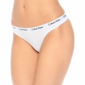 Фото Женские трусы стринги белые Calvin Klein Women Carousel