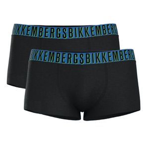 Фото Мужские трусы боксеры темно-серые набор 2в1 Bikkembergs OMBRE BKK52UTR28BI