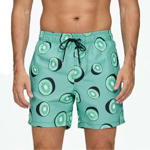 Фото Мужские шорты зеленые с принтом Romeo Rossi RR9504-34