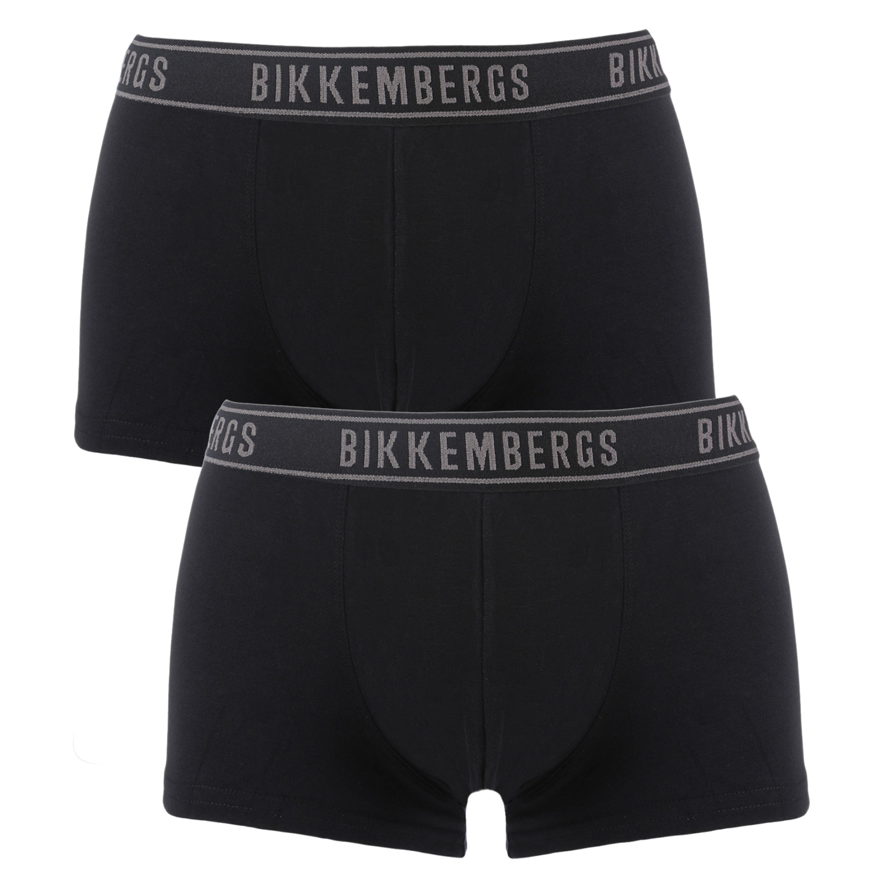 Мужские трусы хипсы (черный) набор 2 в 1 Bikkembergs BKK1UTR15BI фото 1