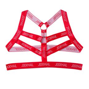 Фото Мужская портупея красная JOCKMAIL JM912-8