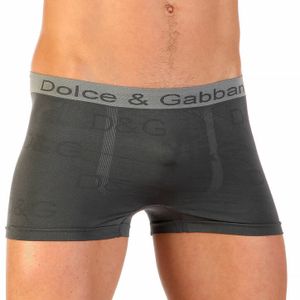 Фото Мужские трусы боксеры темно-серые D&G