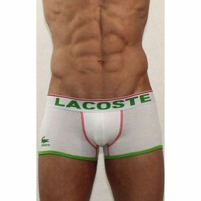 Фото Мужские трусы боксеры белые Lacoste White