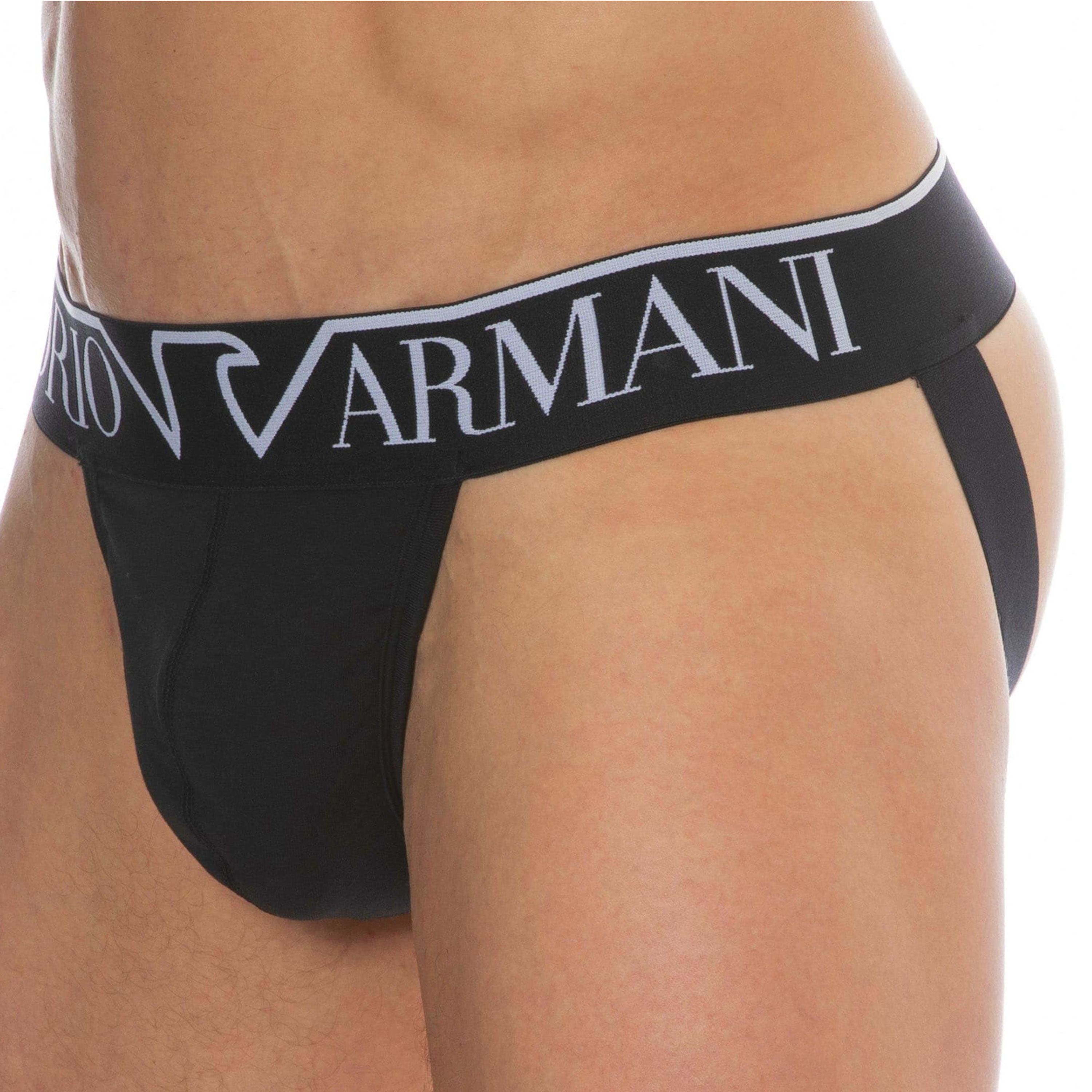 Мужские трусы джоки черные Emporio Armani 111579_4F516 00020 фото 2
