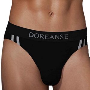Фото Мужские трусы слипы Doreanse черные со вставками 1221