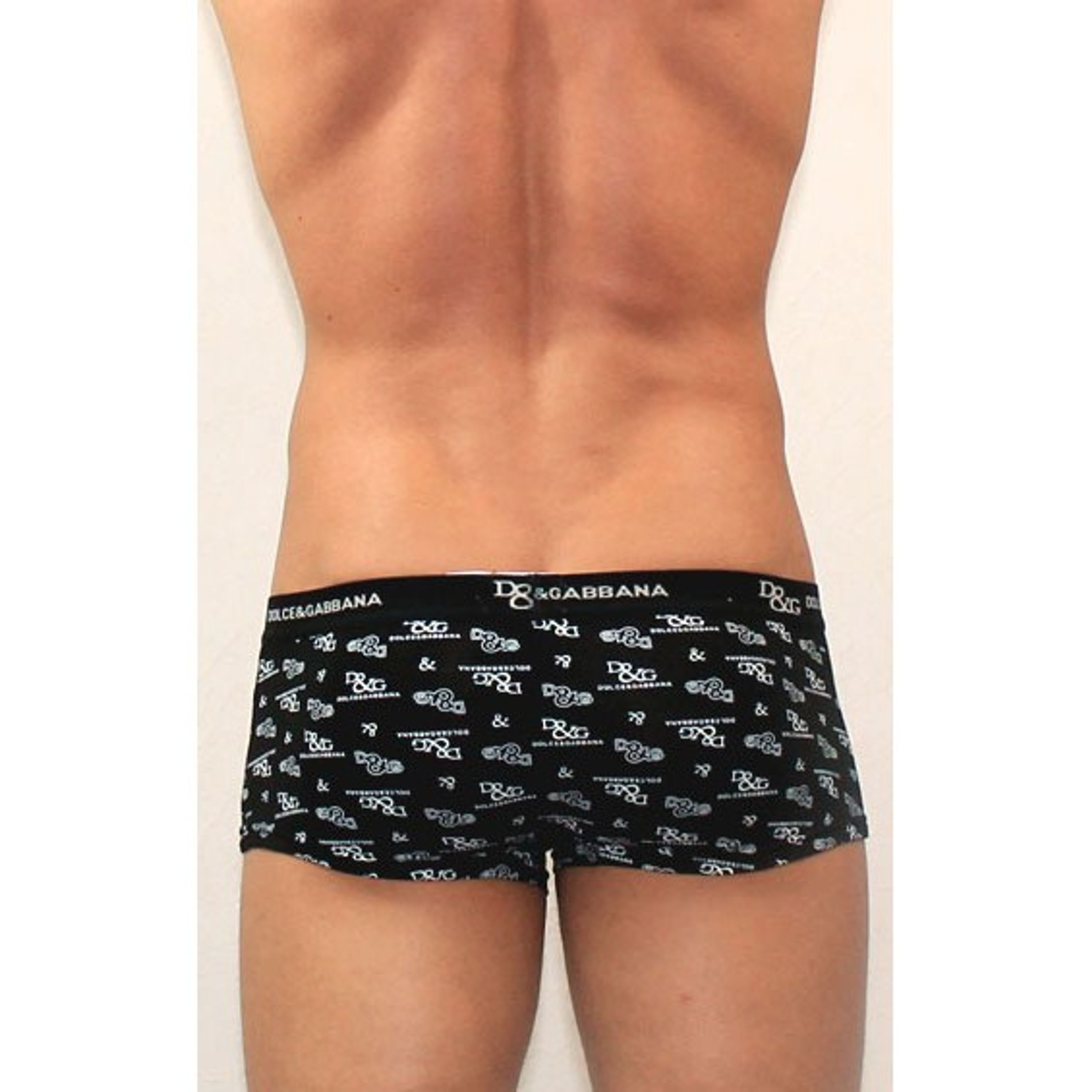Мужские трусы хипсы черные D&G  Boxer  фото 1