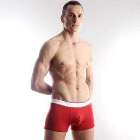 Фото Мужские трусы боксеры красные Calvin Klein Tech Cool Boxer Red