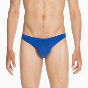 Фото Мужские трусы стринги синие HOM FREDDY G-String 400202_4000BI