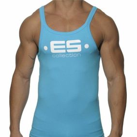 Фото Мужская майка голубая ES COLLECTION Sky-Blue