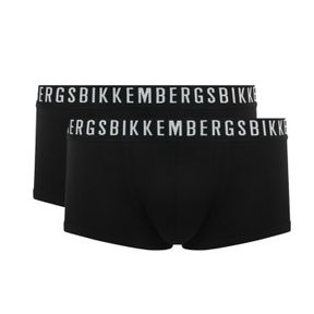 Фото Мужские трусы хипсы черные набор 2 в 1 Bikkembergs CLASSIC BKK1UTR02BI/2