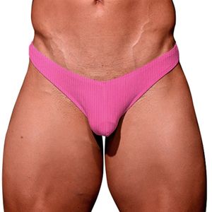 Фото Мужские трусы стринги розовые ADANNU AN7117-22