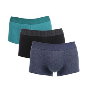 Фото Мужские трусы хипсы (зеленый, синий, черный) набор 3 в 1 Bikkembergs BKK1UTR14TR