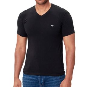 Фото Мужская футболка черная Emporio Armani EM000380_AF14133