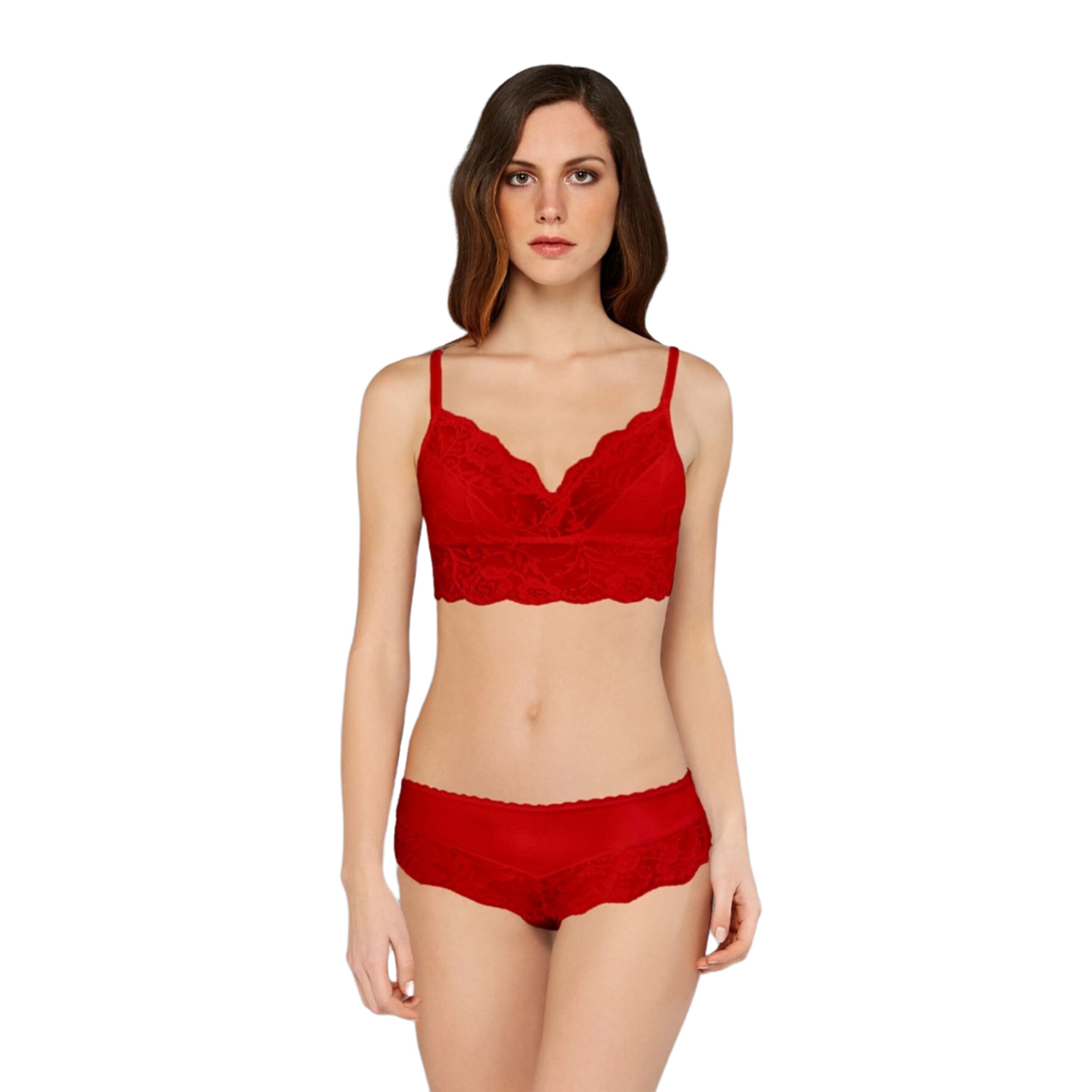 Женский комплект: бюстгалтер и слипы красные Doreanse 12432 фото 1