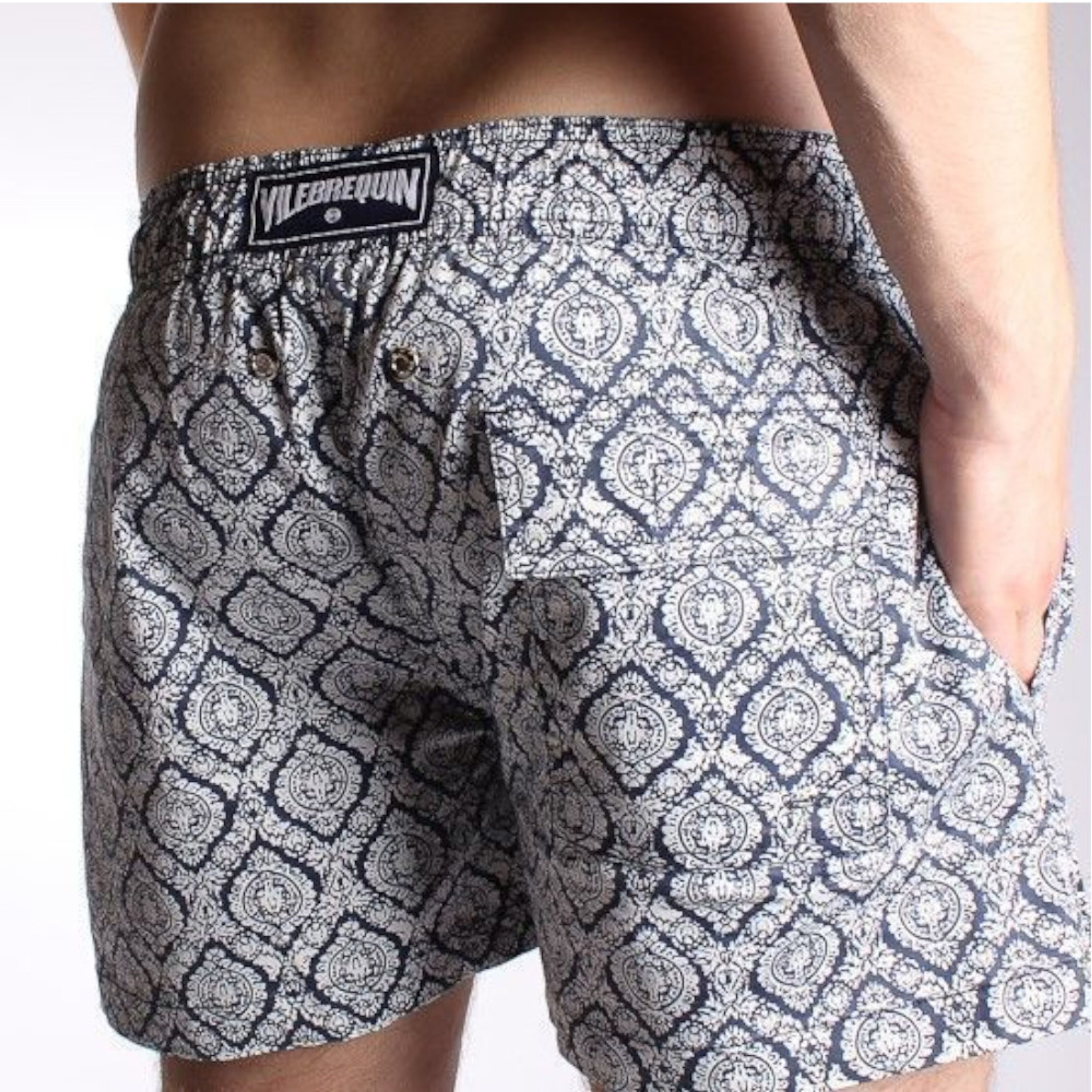 Мужские шорты пляжные Vilebrequin Graphic Navy фото 2