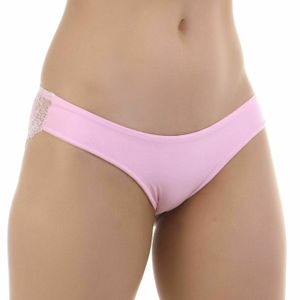 Фото Женские трусы слипы с кружевной вставкой розовые ROMEO ROSSI RR2503-22