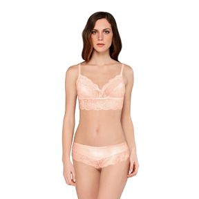 Фото Женский комплект: бюстгалтер и слипы розовые Doreanse 12432