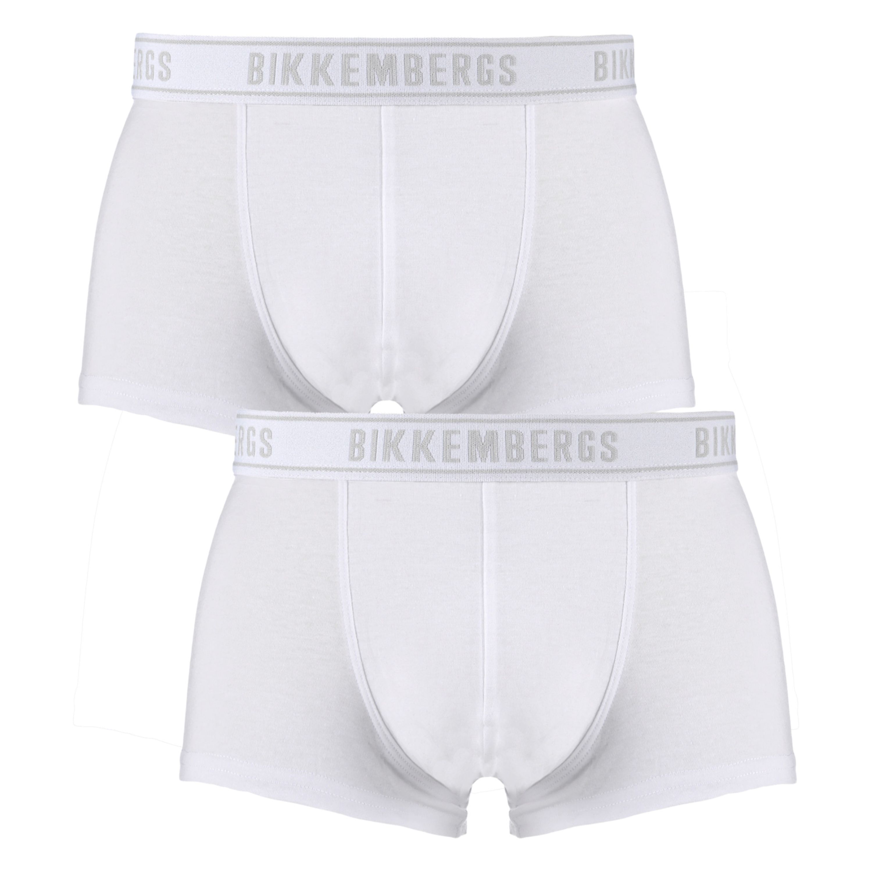 Мужские трусы хипсы (белый) набор 2 в 1 Bikkembergs BKK1UTR15BI фото 1