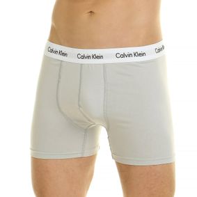 Фото Мужские трусы боксеры светло-серые Calvin Klein