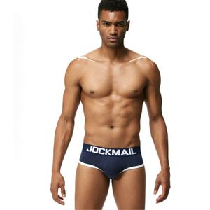 Фото Мужские трусы брифы темно-синие с push up JOCKMAIL JM2022-16