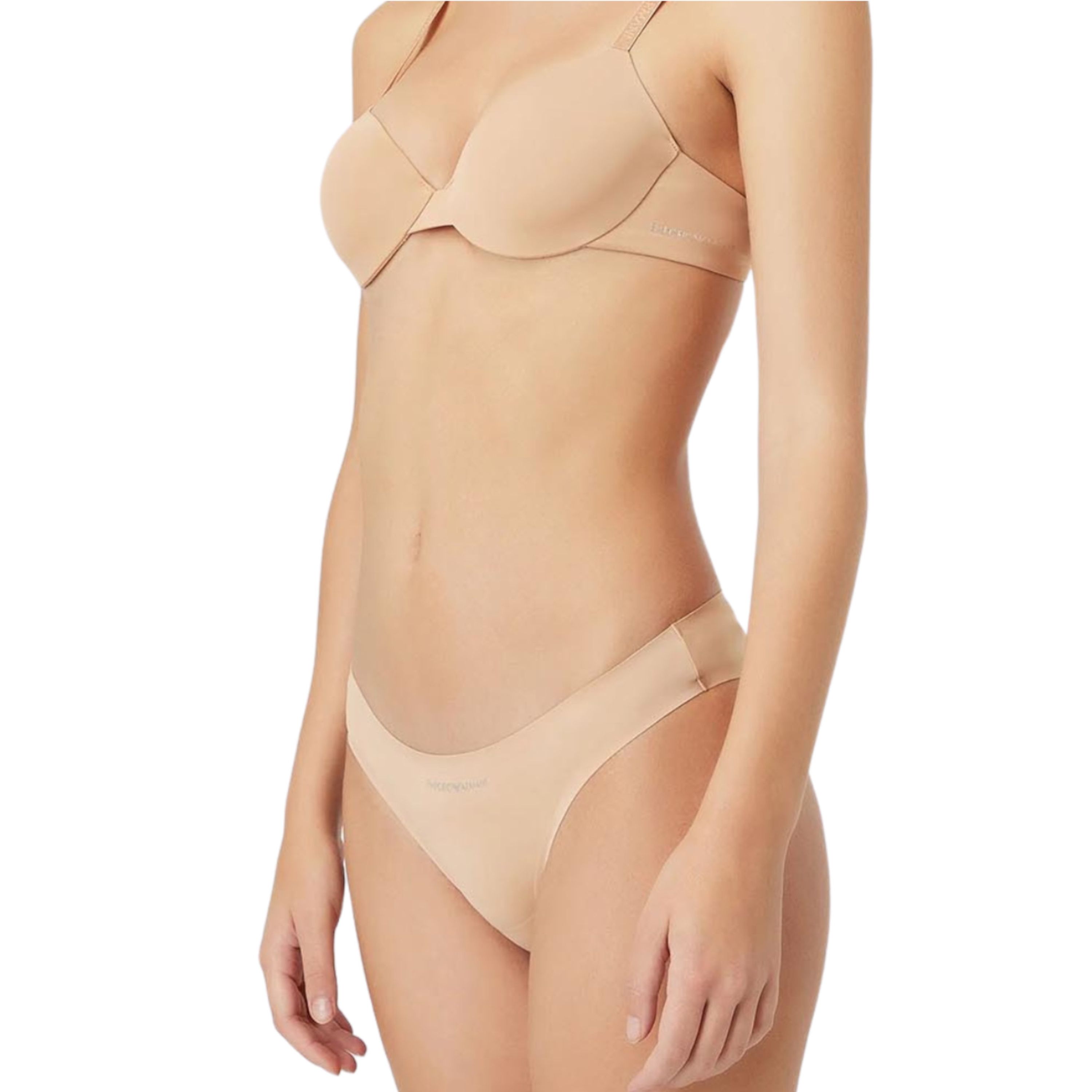 Женские трусы бразилиана набор из 2 штук (телесные) Emporio Armani 163337_CC284 09670 фото 3