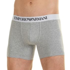 Фото Мужские трусы боксеры серые Emporio Armani