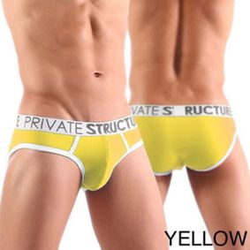 Фото  Мужские трусы слипы Private Structure Spectrum Low Rise Brief Yellow