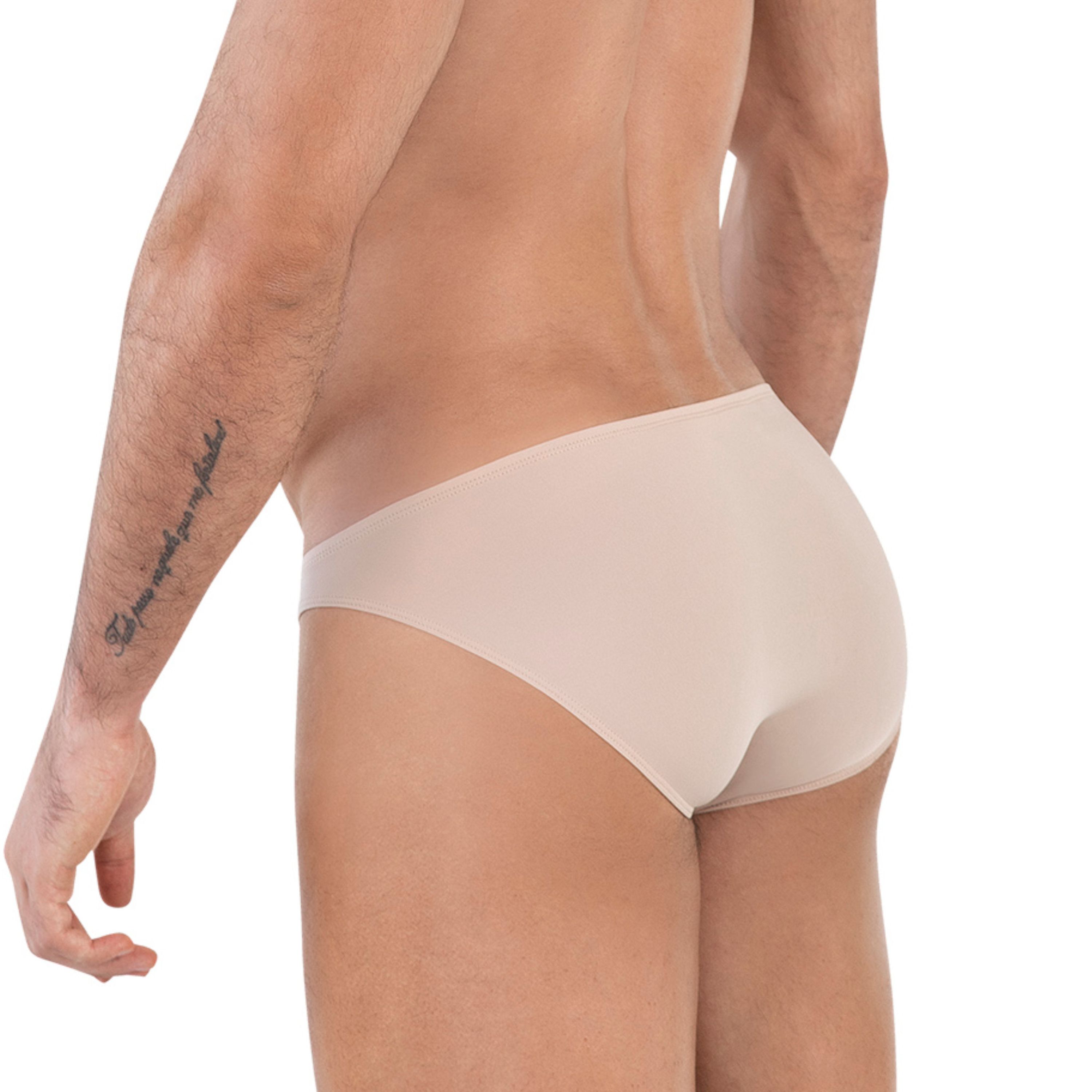Мужские трусы слипы бежевые Clever MENTE BRIEF BIKINI 161702 фото 3