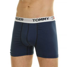 Фото Мужские трусы боксеры темно-синие Tommy Hilfiger 44885